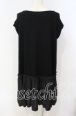 画像5: ヴィヴィアンウエストウッド 中古 / ワイドカットノースリーブ切リ替エワンピース 2 ブラック  O-25-09-28-009-op-YM-OS (5)