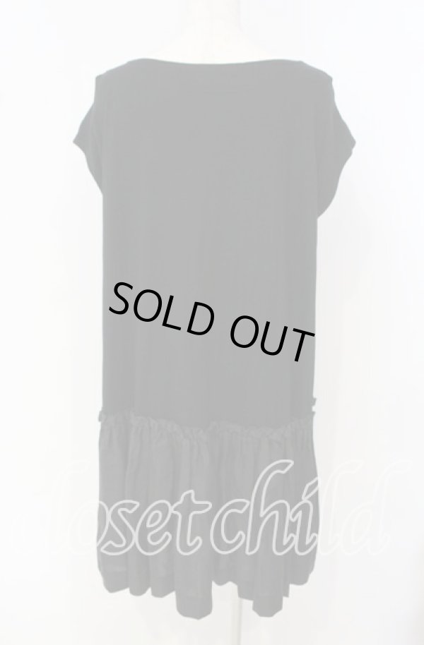 画像5: ヴィヴィアンウエストウッド 中古 / ワイドカットノースリーブ切リ替エワンピース 2 ブラック  O-25-09-28-009-op-YM-ZH (5)