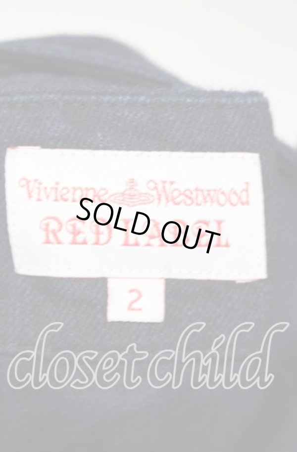 画像5: ヴィヴィアンウエストウッド 中古 / デニムエプロンジャンパースカート 2 インディゴ  O-25-09-28-010-op-YM-ZH (5)