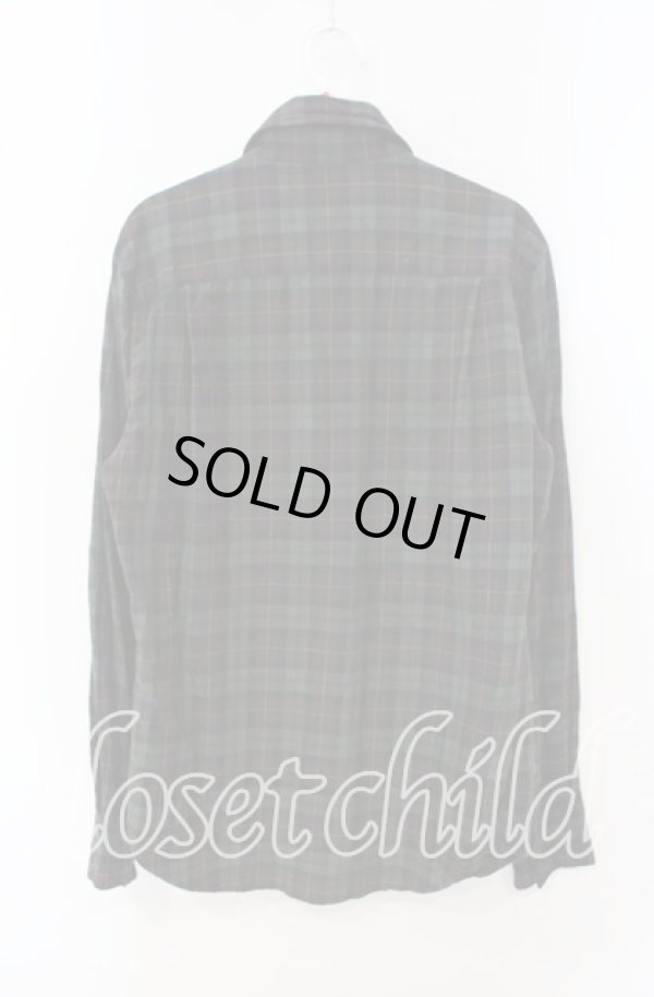 画像3: ヴィヴィアンウエストウッド MAN 中古 / チェックカジュアルシャツ 44 グリーン  O-25-09-28-002-bl-YM-ZH (3)