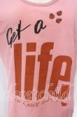 画像2: ヴィヴィアンウエストウッド MAN 中古 / Get a life 五分袖カットソー 44 ピンク  O-25-09-28-016-ts-YM-OS (2)