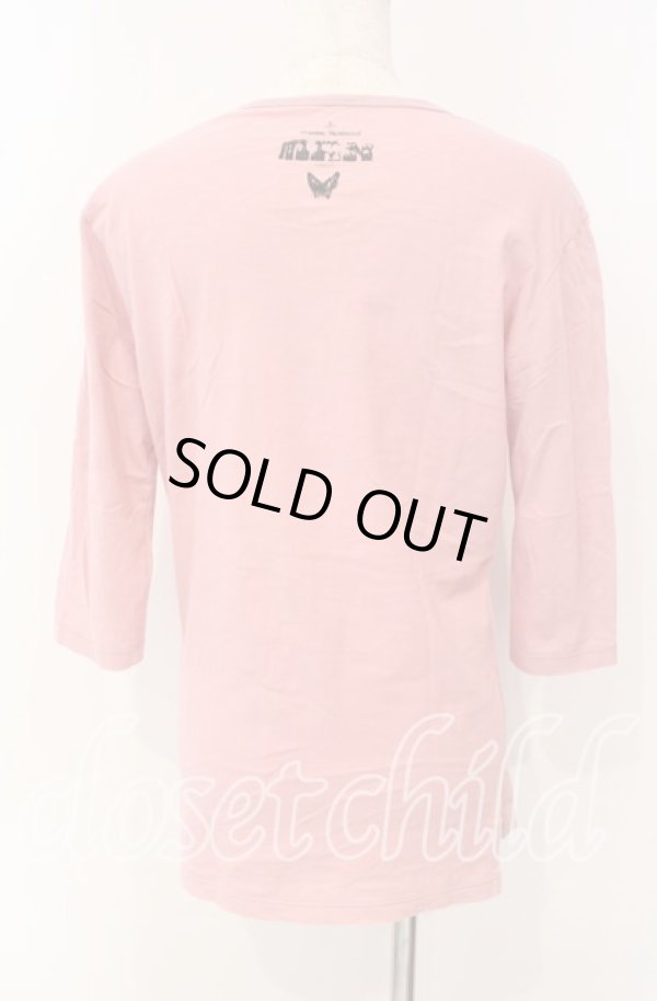 画像4: ヴィヴィアンウエストウッド MAN 中古 / Get a life 五分袖カットソー 44 ピンク  O-25-09-28-016-ts-YM-OS (4)