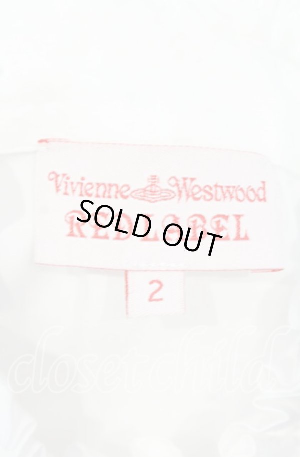 画像5: ヴィヴィアンウエストウッド 中古 / フリルスタンドカラーブラウス 2 ホワイト  O-25-10-12-017-bl-YM-OS (5)