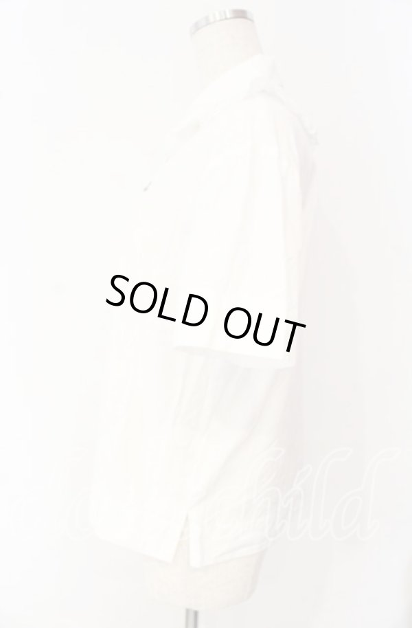 画像4: ヴィヴィアンウエストウッド 中古 / ORBジャガード半袖シャツ 01 ホワイト  O-25-10-12-018-bl-IG-OS (4)