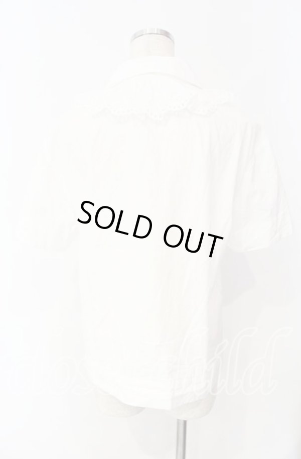 画像5: ヴィヴィアンウエストウッド 中古 / ORBジャガード半袖シャツ 01 ホワイト  O-25-10-12-018-bl-IG-OS (5)