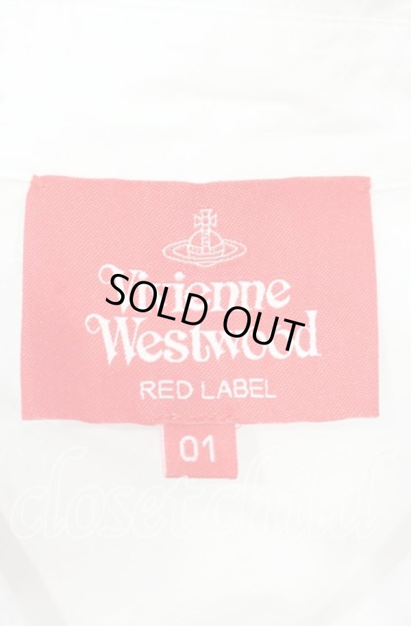 画像6: ヴィヴィアンウエストウッド 中古 / ORBジャガード半袖シャツ 01 ホワイト  O-25-10-12-018-bl-IG-OS (6)