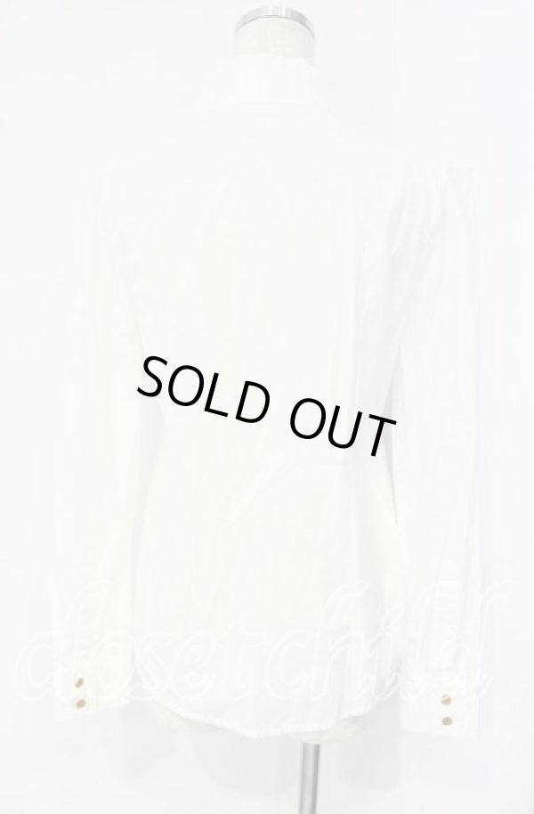 画像4: ヴィヴィアンウエストウッド 中古 / ボウタイブラウス 2 ホワイト  O-25-10-12-019-bl-IG-OS (4)