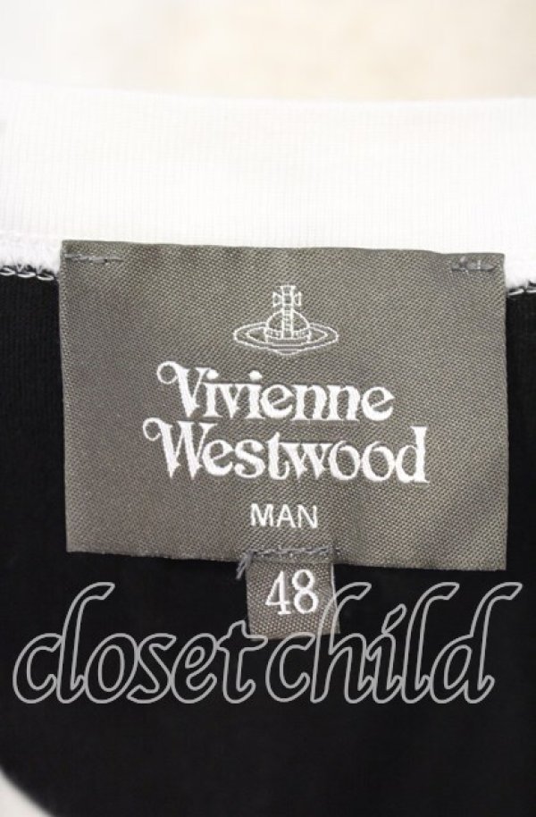 画像6: ヴィヴィアンウエストウッド MAN 中古 / MAN LONDON リンガーリラックスTシャツ 48 ブラック  O-25-10-12-021-to-YM-ZH (6)