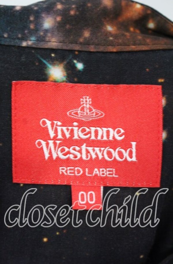 画像5: ヴィヴィアンウエストウッド 中古 / GALAXY サークルシャツ（ギャラクシー） 00 ブラックｘマルチ  O-25-10-12-022-bl-YM-ZH (5)