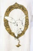 画像2: ヴィヴィアンウエストウッド 中古 / ラビットフレームTシャツ 2 ホワイト  O-25-10-12-023-to-YM-OS (2)