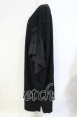 画像3: ヴィヴィアンウエストウッド 中古 / ギャザースリーブスクエアカットワンピース 00 ブラック  O-25-10-12-024-op-YM-OS (3)