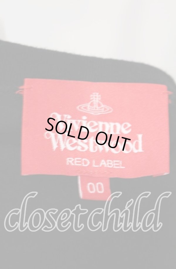 画像5: ヴィヴィアンウエストウッド 中古 / ギャザースリーブスクエアカットワンピース 00 ブラック  O-25-10-12-024-op-YM-OS (5)