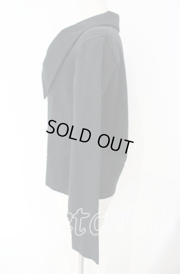 画像3: ヴィヴィアンウエストウッド 中古 / 襟付キジップアップジャケット 2 ブラック  O-25-10-12-025-jc-YM-OS (3)