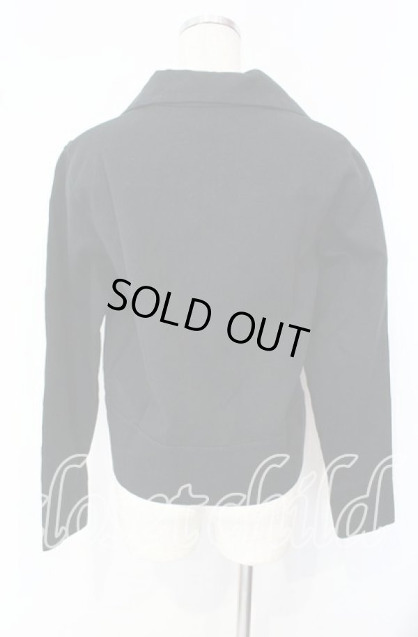 画像4: ヴィヴィアンウエストウッド 中古 / 襟付キジップアップジャケット 2 ブラック  O-25-10-12-025-jc-YM-OS (4)