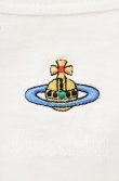 画像2: ヴィヴィアンウエストウッド 中古 / オーブ刺繍5分袖ラウンドネックカットソー S ホワイト  O-25-10-12-026-to-YM-OS (2)