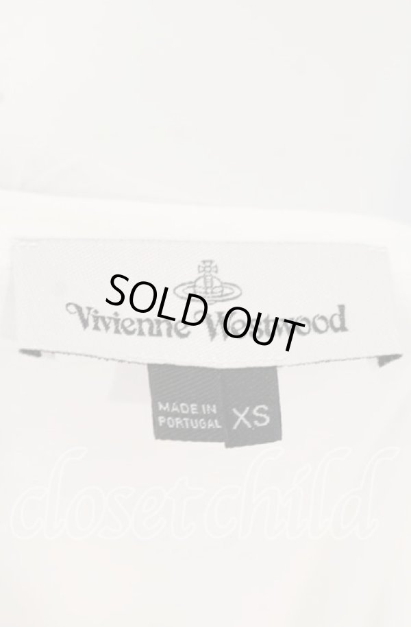 画像5: ヴィヴィアンウエストウッド 中古 / カラーオーブ刺繍Tシャツ XS ホワイト  O-25-10-12-027-ts-YM-ZH (5)