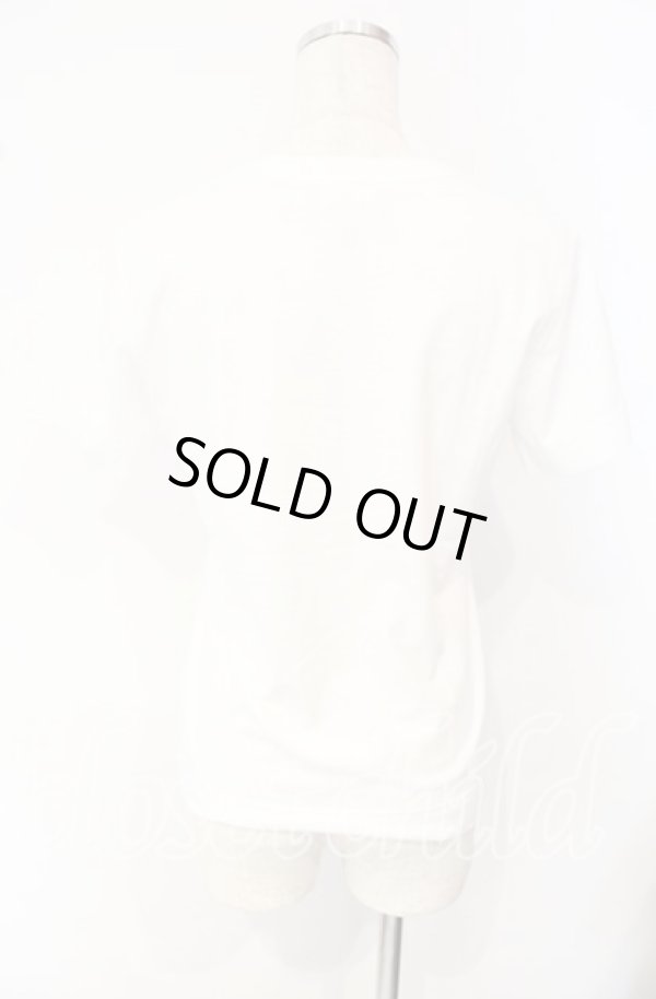 画像4: ヴィヴィアンウエストウッド 中古 / オーブ刺繍コットンTシャツ 01 ホワイト  O-25-10-12-028-ts-YM-OS (4)