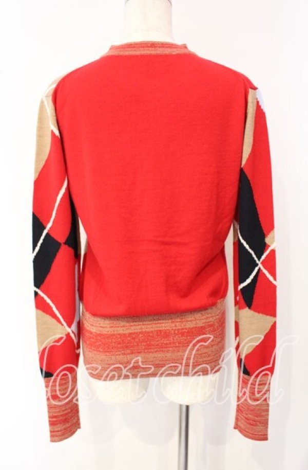 画像4: ヴィヴィアンウエストウッド 中古 / LADY HARLEQUIN（レディーハーレクインカーディガン） XS マルチ  O-25-10-12-029-to-YM-ZH (4)