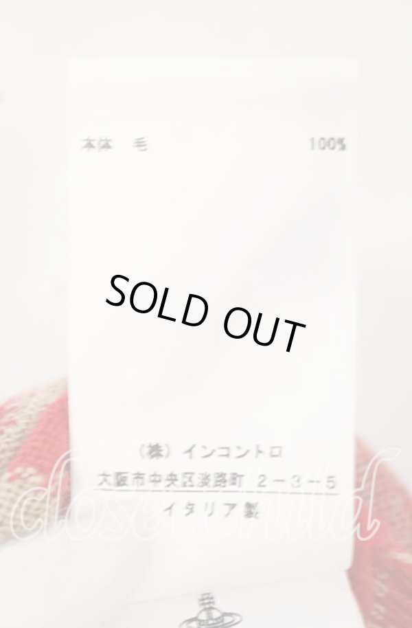 画像6: ヴィヴィアンウエストウッド 中古 / LADY HARLEQUIN（レディーハーレクインカーディガン） XS マルチ  O-25-10-12-029-to-YM-ZH (6)