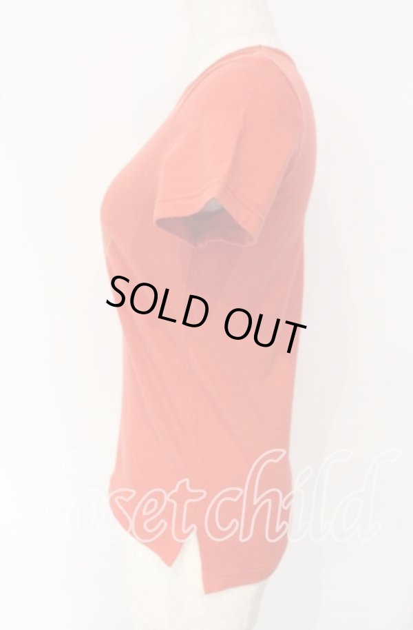 画像3: ヴィヴィアンウエストウッド 中古 / ステッチオーブTシャツ 1 レッド  O-25-10-12-030-ts-YM-OS (3)