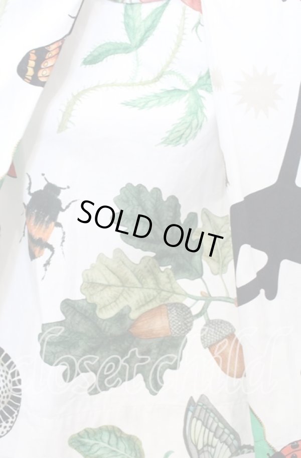 画像2: ヴィヴィアンウエストウッド 中古 / ハイカウントウェザーMystical Printボックスタックスカート 00 ホワイト  O-25-10-12-032-sk-IG-ZH (2)