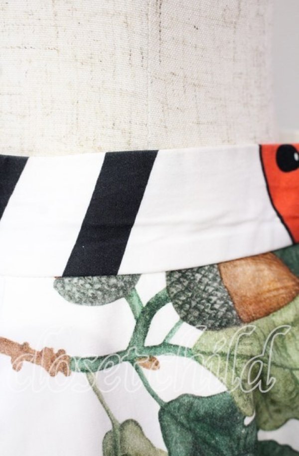 画像6: ヴィヴィアンウエストウッド 中古 / ハイカウントウェザーMystical Printボックスタックスカート 00 ホワイト  O-25-10-12-032-sk-IG-OS (6)