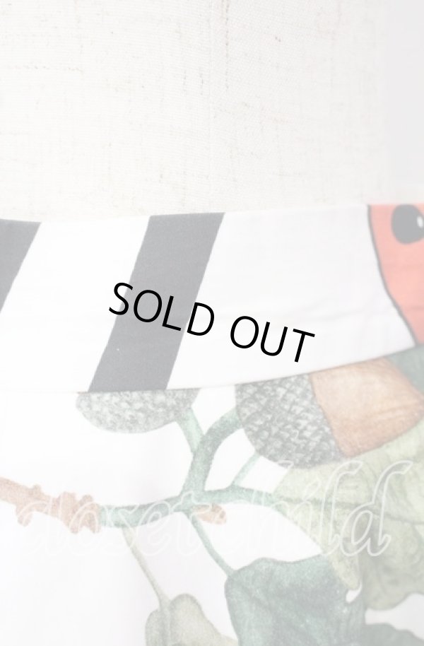 画像6: ヴィヴィアンウエストウッド 中古 / ハイカウントウェザーMystical Printボックスタックスカート 00 ホワイト  O-25-10-12-032-sk-IG-ZH (6)