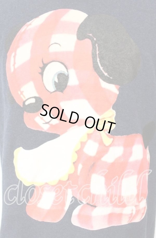 画像2: ヴィヴィアンウエストウッド MAN 中古 / GINGHAM PUPPY Tシャツ 44 ネイビー  O-25-10-12-001-ts-YM-ZH (2)