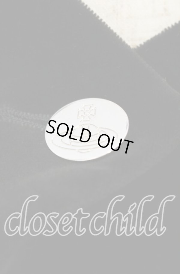 画像3: ヴィヴィアンウエストウッド 中古 / 別珍変形スカート 1 ブラックｘシルバー  O-25-10-12-034-sk-YM-OS (3)