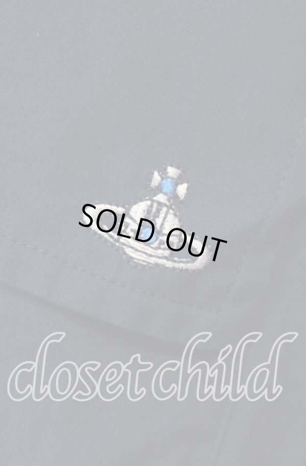 画像2: ヴィヴィアンウエストウッド MAN 中古 / ビッグポケットシャツ 44 ネイビー  O-25-10-12-004-bl-YM-ZH (2)