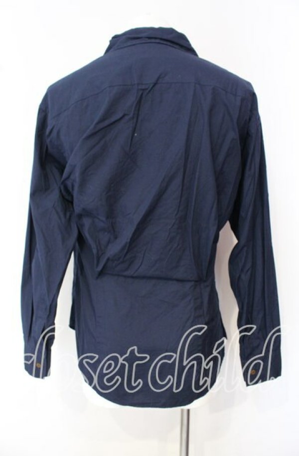 画像4: ヴィヴィアンウエストウッド MAN 中古 / ビッグポケットシャツ 44 ネイビー  O-25-10-12-004-bl-YM-OS (4)