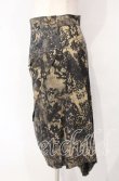 画像2: ヴィヴィアンウエストウッド 中古 / 総柄ドレープスカート 2 イエロー系  O-25-10-12-040-sk-YM-OS (2)