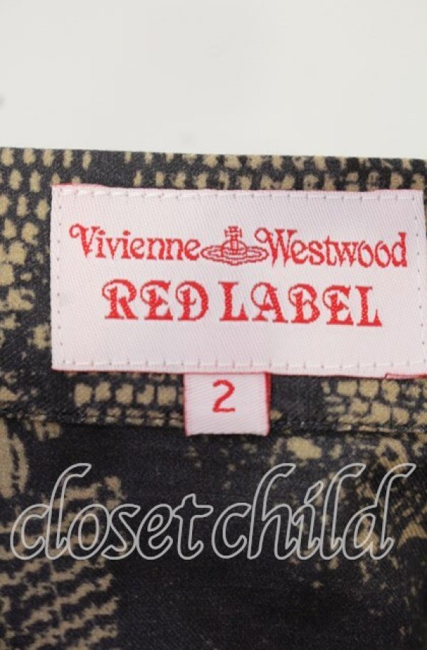 画像4: ヴィヴィアンウエストウッド 中古 / 総柄ドレープスカート 2 イエロー系  O-25-10-12-040-sk-YM-ZH (4)