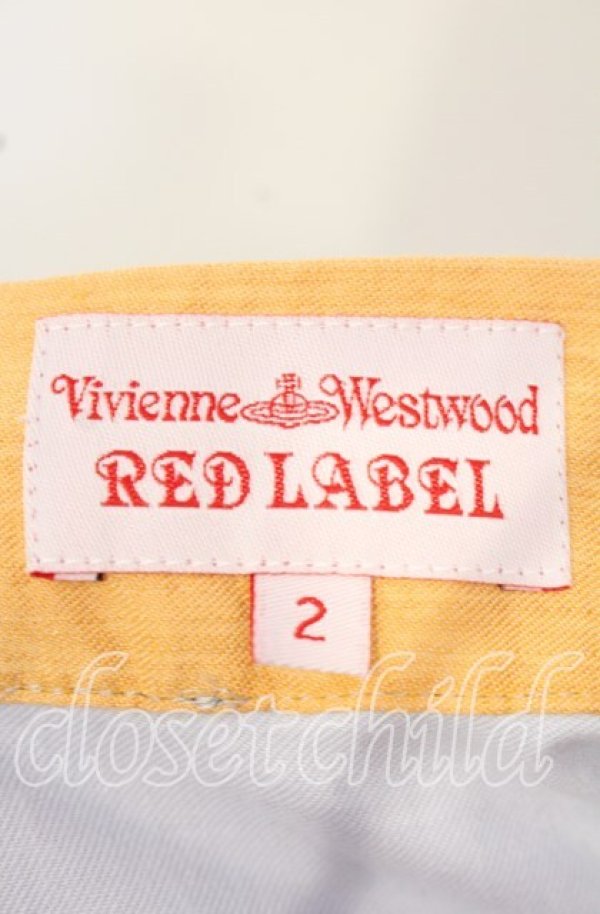 画像6: ヴィヴィアンウエストウッド 中古 / グラデーションスカート 2 オレンジｘサックス  O-25-10-12-041-sk-YM-OS (6)