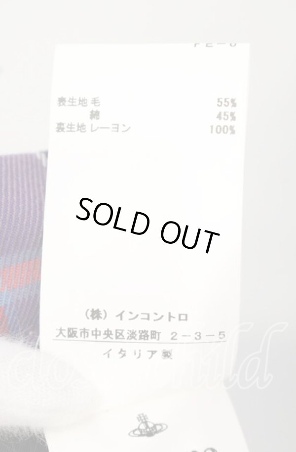 画像6: ヴィヴィアンウエストウッド 中古 / TARTAN CHECK （タータンチェックスカート） 40 イエローｘパープル  O-25-10-12-043-sk-YM-ZH (6)