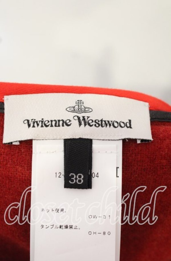 画像4: ヴィヴィアンウエストウッド 中古 / EIGHT SKIRT（エイトスカート） 38 ブラックｘレッド  O-25-10-12-044-sk-YM-OS (4)
