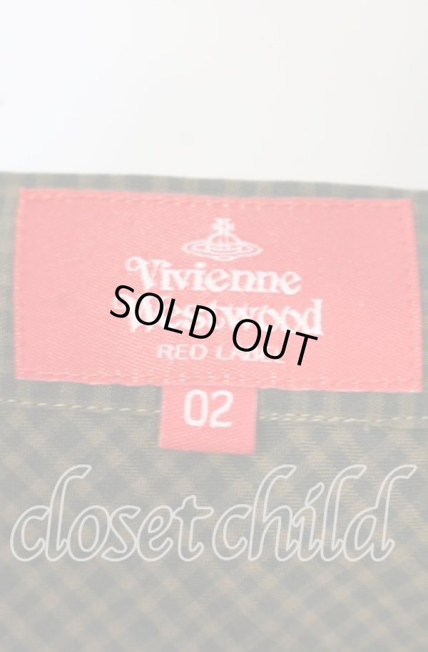 画像5: ヴィヴィアンウエストウッド 中古 / トリプルパターンブロッキングアルマジロスカート 02 カーキ系  O-25-10-12-046-sk-YM-OS (5)