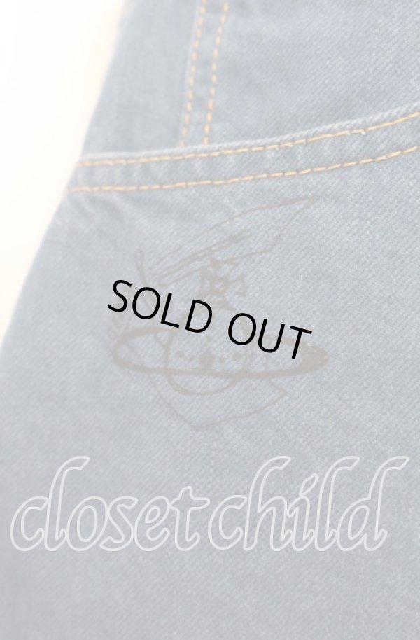 画像2: ANGLOMANIA 中古 / クロップドデニムサルエルパンツ 36 インディゴ  O-25-10-12-047-pa-YM-OS (2)