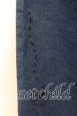 画像4: ANGLOMANIA 中古 / クロップドデニムサルエルパンツ 36 インディゴ  O-25-10-12-047-pa-YM-OS (4)