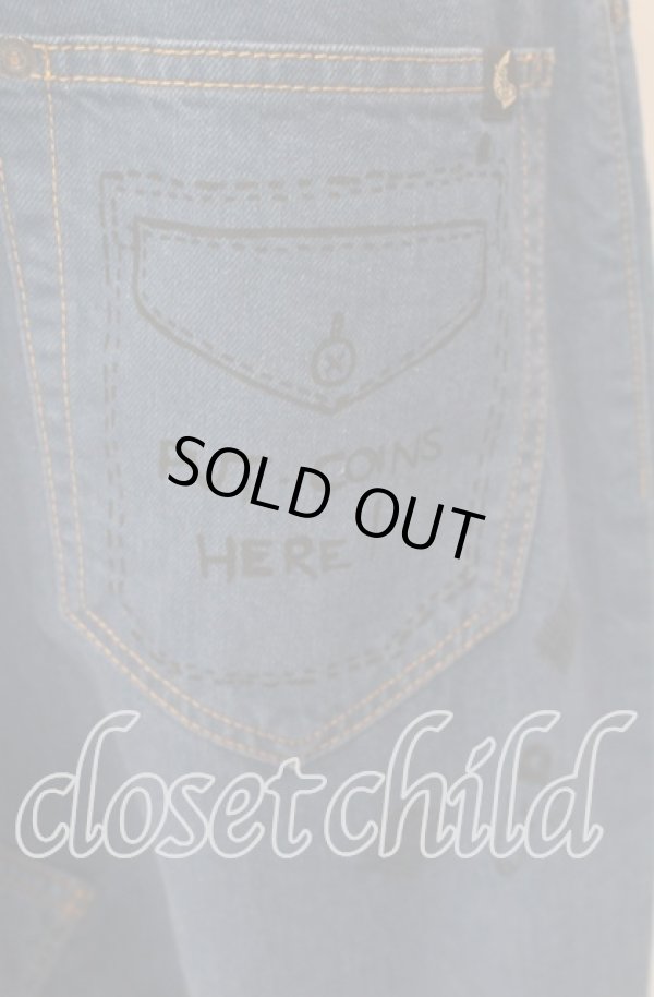 画像7: ANGLOMANIA 中古 / クロップドデニムサルエルパンツ 36 インディゴ  O-25-10-12-047-pa-YM-OS (7)