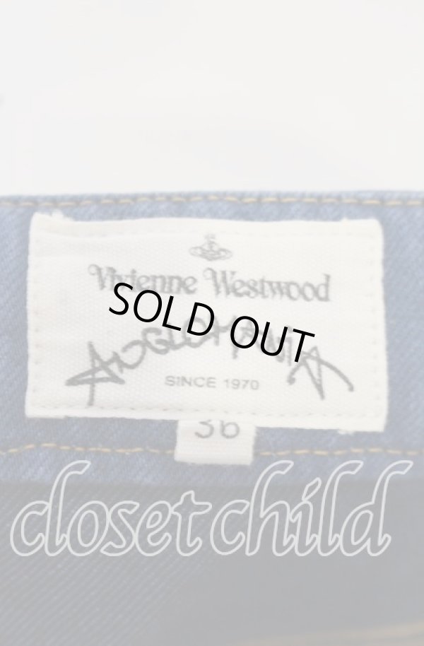 画像8: ANGLOMANIA 中古 / クロップドデニムサルエルパンツ 36 インディゴ  O-25-10-12-047-pa-YM-OS (8)