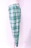画像3: ヴィヴィアンウエストウッド 中古 / ウールタータンクロップドサルエルパンツ 02 グリーン  O-25-10-12-048-pa-YM-OS (3)