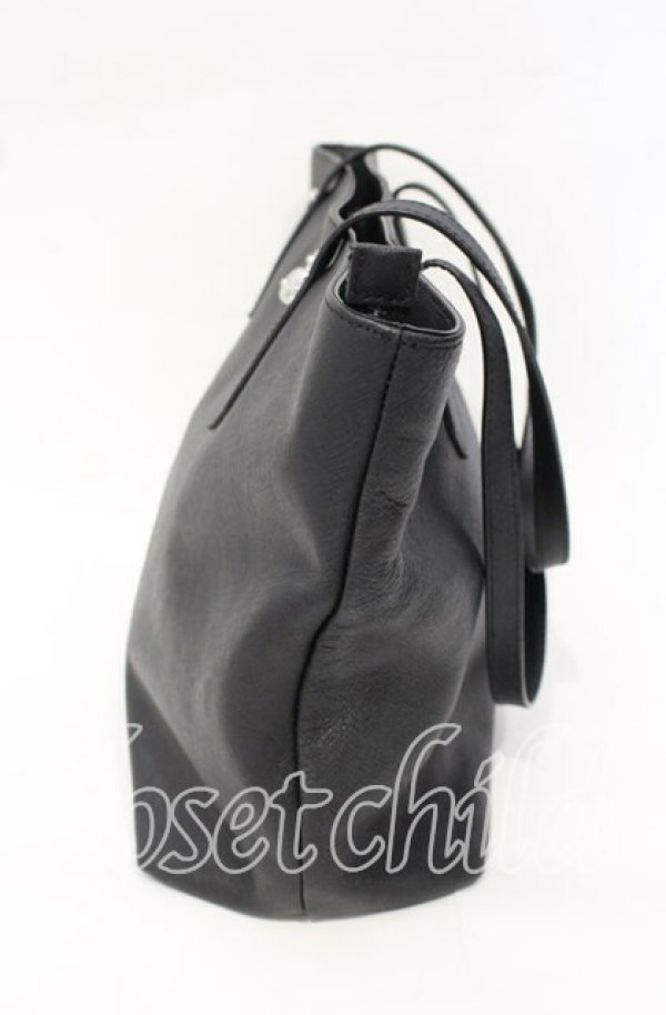 画像4: ヴィヴィアンウエストウッド 中古 / OPPER SAFFIANO TOTE（ショッパーサフィアーノトートバッグ）  ブラック  O-25-10-12-050-ba-YM-OS (4)