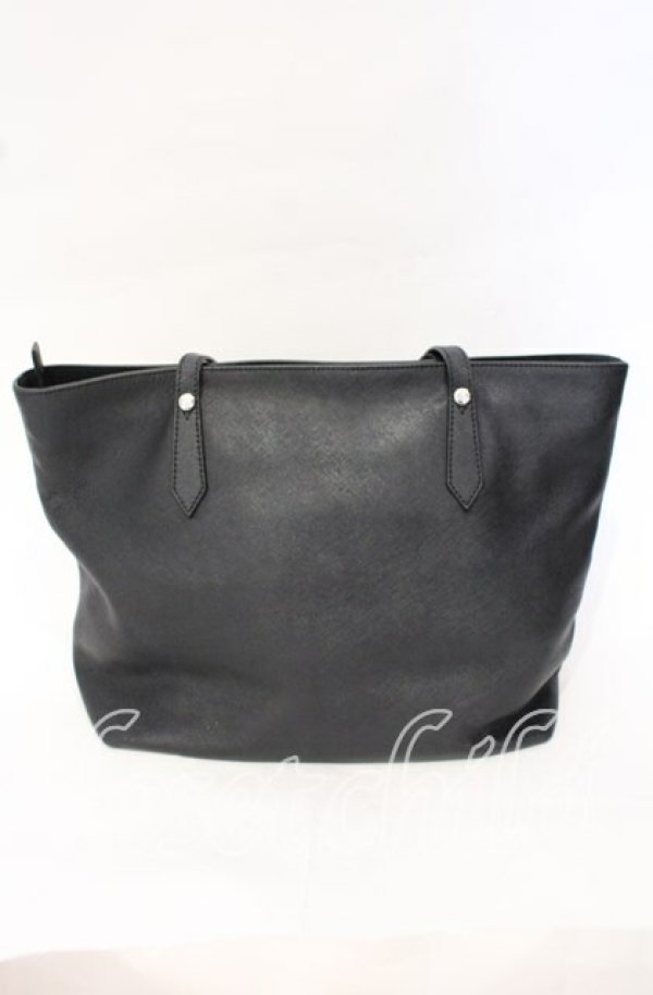 画像5: ヴィヴィアンウエストウッド 中古 / OPPER SAFFIANO TOTE（ショッパーサフィアーノトートバッグ）  ブラック  O-25-10-12-050-ba-YM-OS (5)