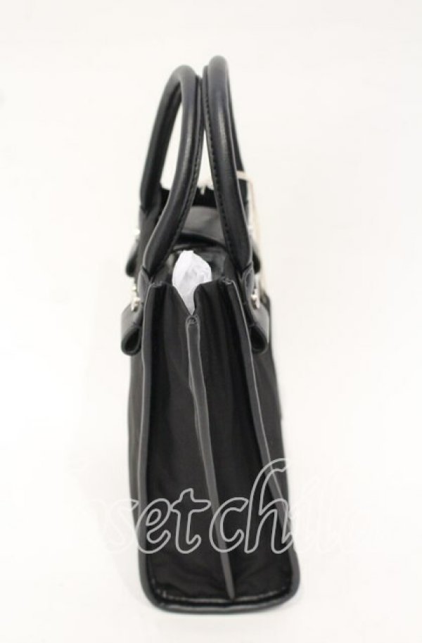 画像3: ヴィヴィアンウエストウッド 中古 / TEDDY SMALL TOTE CROSSBODY（テディスモールトートクロスボティバッグ）  ブラック ナイロン  O-25-10-12-051-ba-IG-OS (3)