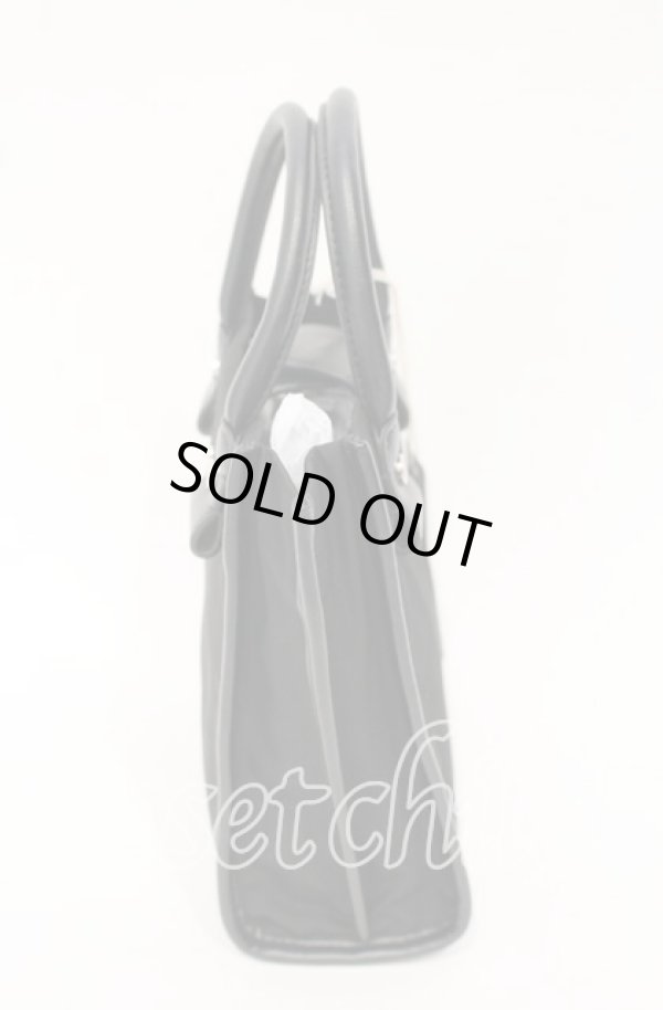 画像3: ヴィヴィアンウエストウッド 中古 / TEDDY SMALL TOTE CROSSBODY（テディスモールトートクロスボティバッグ）  ブラック ナイロン  O-25-10-12-051-ba-IG-ZH (3)