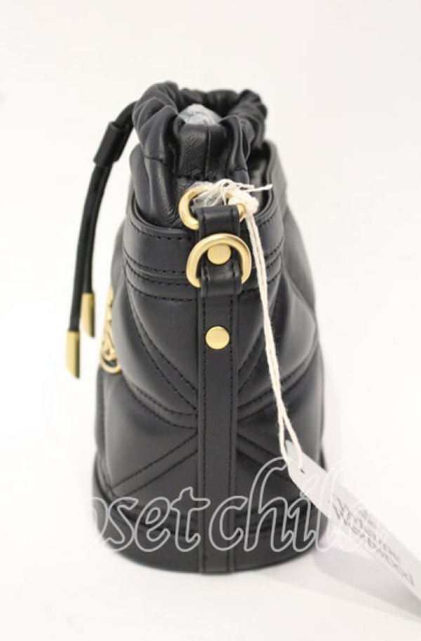 画像3: ヴィヴィアンウエストウッド 中古 / KITTY SMALL BUCKET BAG（キティースモールバスケットバッグ）  ブラック  O-25-10-12-052-ba-IG-OS (3)