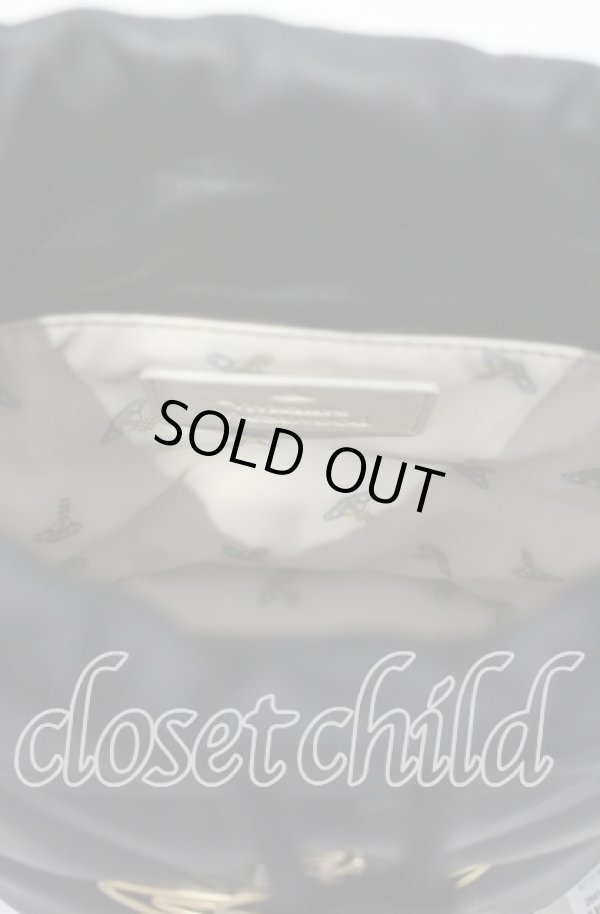 画像5: ヴィヴィアンウエストウッド 中古 / KITTY SMALL BUCKET BAG（キティースモールバスケットバッグ）  ブラック  O-25-10-12-052-ba-IG-OS (5)