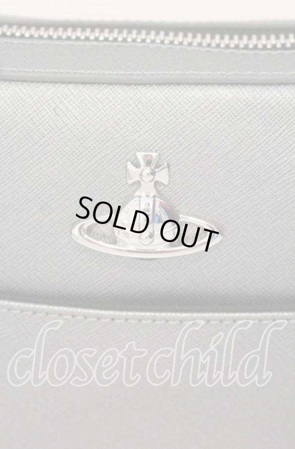 画像2: ヴィヴィアンウエストウッド 中古 / SAFFIANO CAMERA BAG（サフィアーノカメラバッグ）  アンスラサイト  O-25-10-12-054-ba-IG-OS (2)