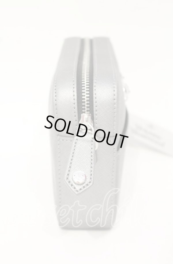 画像3: ヴィヴィアンウエストウッド 中古 / SAFFIANO CAMERA BAG（サフィアーノカメラバッグ）  アンスラサイト  O-25-10-12-054-ba-IG-OS (3)